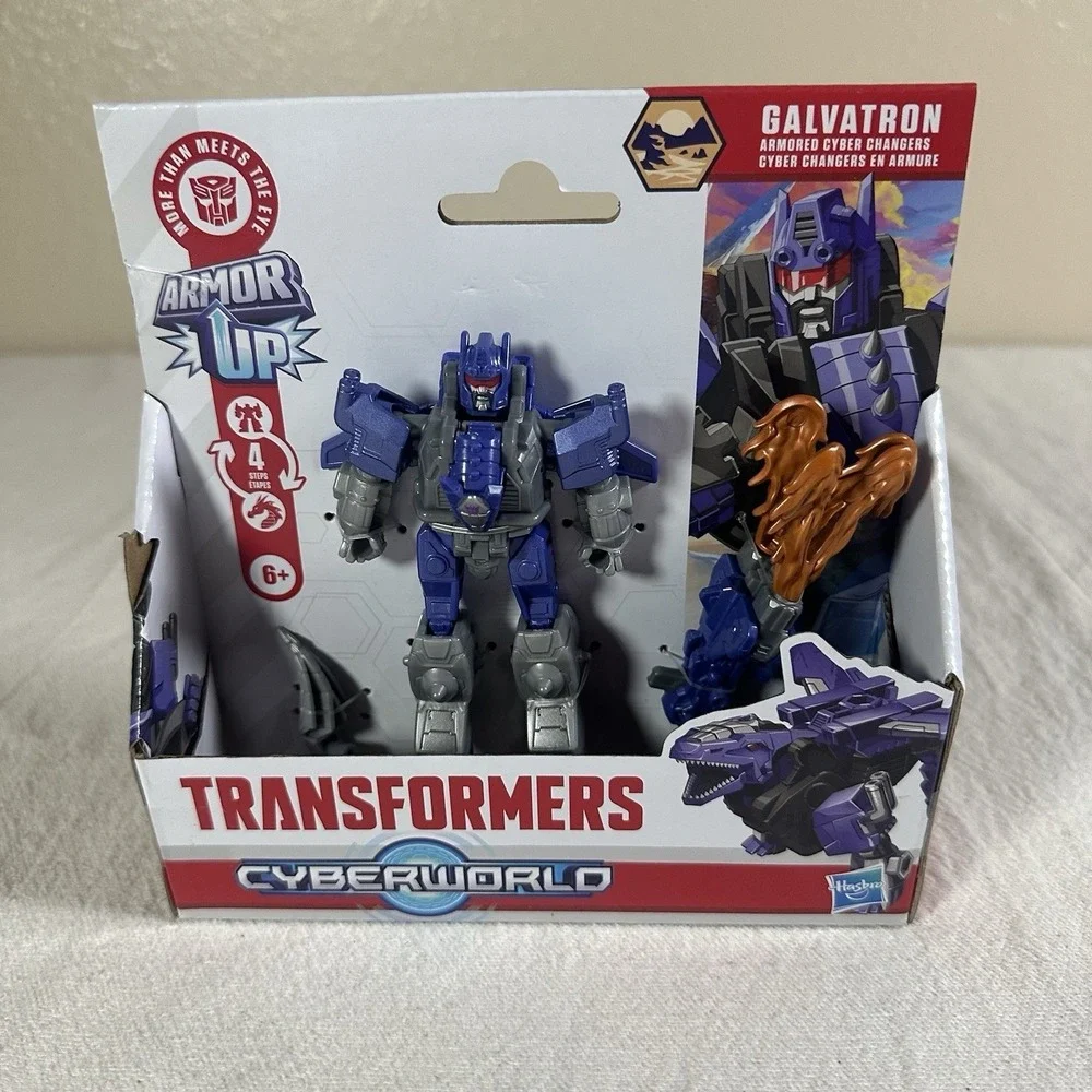 New Transformers CYBERWORLD Armored Cyber Changers Galvatron Action Figure